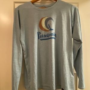 Patagonia W’s long sleeve  capilene cool daily graphic shirt NWOT